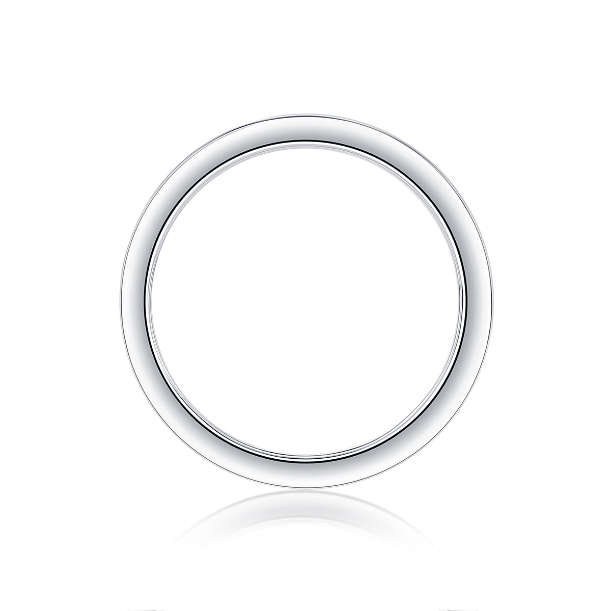 moissanite eternity band ring 925 sterling silver minimalist luxury