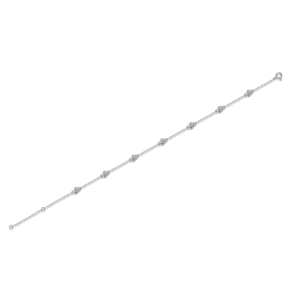 moissanite tennis bracelet 925 sterling silver minimalist luxury