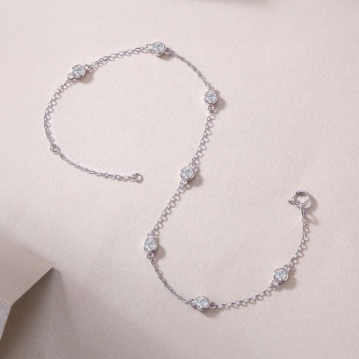 moissanite tennis bracelet 925 sterling silver minimalist luxury