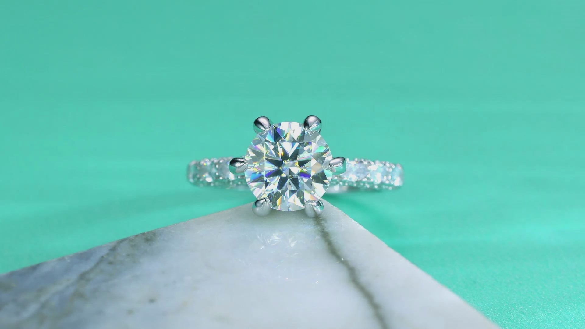 1ct 2ct 3ct moissanite wedding ring set 925 sterling silver bridal engagement rings